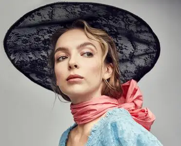 Jodie Comer by Allie Holloway for ELLE April 2019