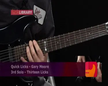 Lick Library - Guitar Quick Licks - Gary Moore Up Tempo 8 Bar Blues, Key of E