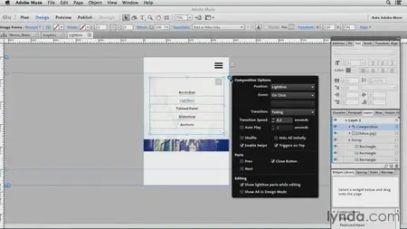 Lynda - Designing a Mobile Website with Muse
