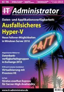 IT-Administrator Magazin Juni No 06 2016