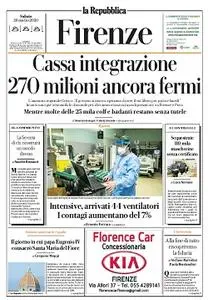 la Repubblica Firenze - 28 Marzo 2020