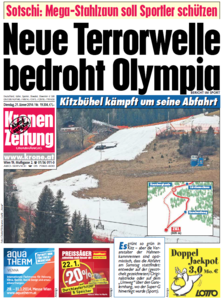 Kronen Zeitung, 21. Januar 2014