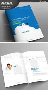 GraphicRiver Cloud Social Media Business Brochure