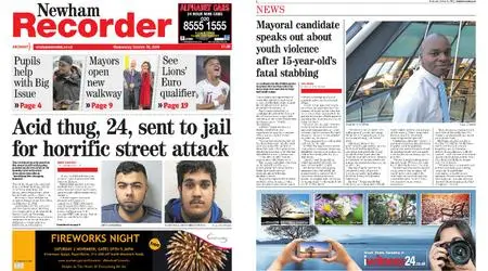 Newham Recorder – October 30, 2019