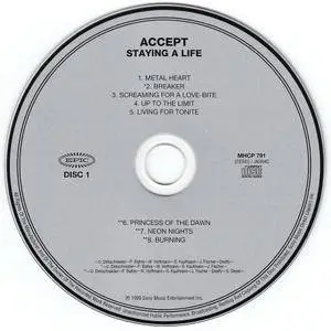 Accept - Staying A Life (1990) [Japanese Ed. 2005, Remastered] 2CD