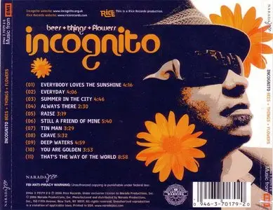 Incognito - Bees + Things + Flowers (2006) {Narada Jazz} **[RE-UP]**