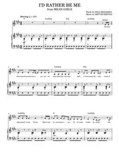 I'd Rather Be Me (With You) – Rebecca Sugar (Piano Vocal)