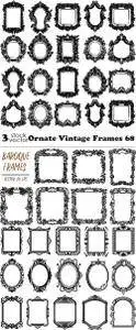 Vectors - Ornate Vintage Frames 68