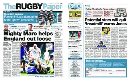 The Rugby Paper – March 14, 2021