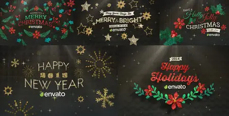 Hanging Holiday Greetings Pack - Project for After Effects (VideoHive)