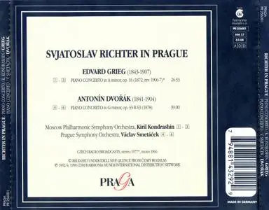 Svjatoslav Richter - Svjatoslav Richter in Prague: Grieg and Dvorak Piano Concertos (1998)