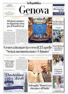 la Repubblica Genova - 22 Aprile 2024