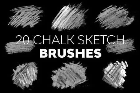 Chalk Sketch Brushes for Photoshop