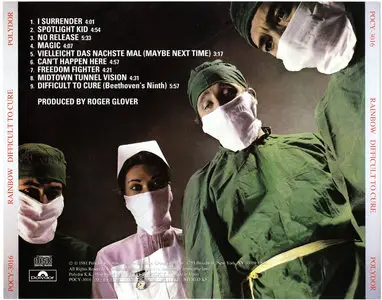 Rainbow - Difficult to Cure (1981) [Polydor POCY-3016, Japan]