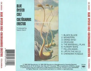 Blue Öyster Cult - Cultösaurus Erectus (1980)