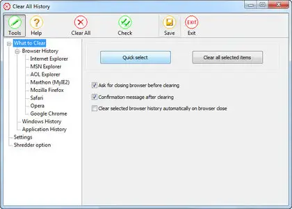 MoRUN.net Clear All History 7.5