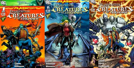 Frankenstein Y Las Criaturas De Lo Desconocido #1-3 (Cross-over)