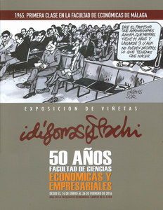 50 años Facultad de Ciencias Económicas. Exposición y viñetas, De Idígoras y Pachi
