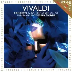 Fabio Biondi, Europa Galante - Antonio Vivaldi: String Concerti RV 129, 130, 169, 202, 517, 547, 761 (2000)