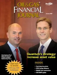 Oil & Gas Financial Journal.  Vol. VI, No. 1, January 2009 