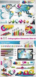 Vectors - Infographics Elements (Set 6)