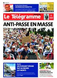Le Télégramme Landerneau - Lesneven – 15 août 2021