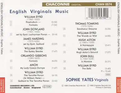 Sophie Yates - English Virginals Music (1995)