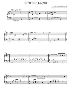Nothing Lasts - Alexandre Desplat, The Curious Case Of Benjamin Button Movie (Piano Solo)