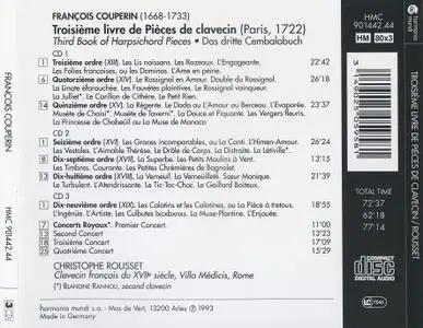 Christophe Rousset - François Couperin: Troisième livre de Pièces de clavecin (1993)