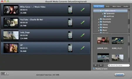 iSkysoft iMedia Converter Deluxe v.1.1.0 Mac OS X