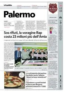 la Repubblica Palermo - 30 Dicembre 2018