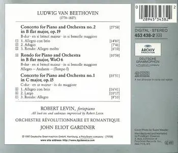 Robert Levin, John Eliot Gardiner - Beethoven: Piano concertos Nos. 1 & 2 (1997)