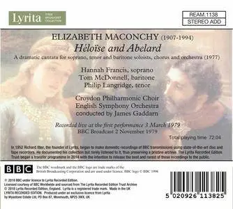 Hannah Francis, James Gaddarn, English Symphony Orchestra, Philip Langridge - Maconchy: Héloïse and Abelard (2018)