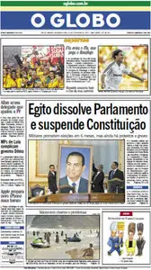 Jornal O Globo - 14 de fevereiro de 2011