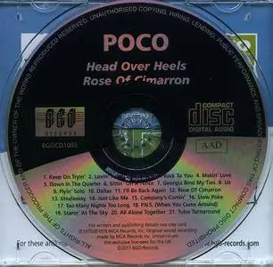 Poco - 'Head Over Heels' (1975) + 'Rose Of Cimarron' (1976) 2 LP in 1 CD, Remastered 2011