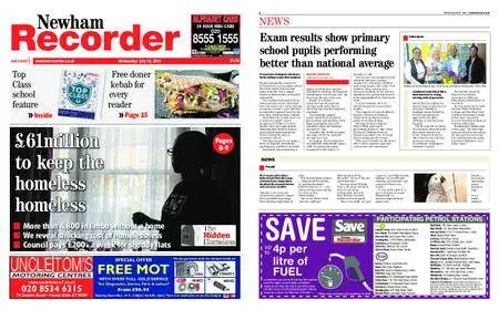 Newham Recorder – July 18, 2018