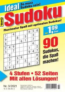 Ideal Sudoku Nr.3 - 12 Februar 2021