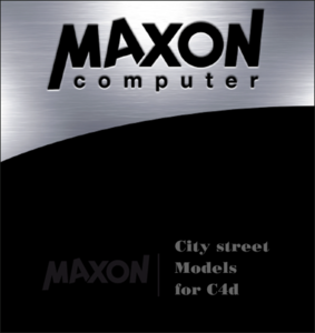 Maxon – City street models for C4d