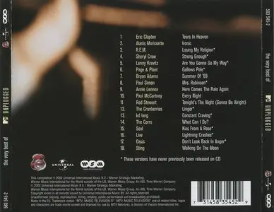 VA - The Very Best Of MTV Unplugged (2002) Repost