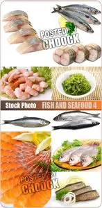 Fish and seafood 4 - Stock Photo
