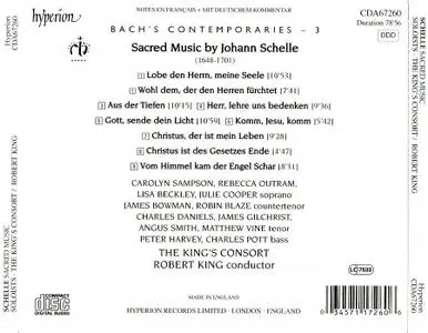 Robert King, The King's Consort - Bach's Contemporaries III: Sacred Music by Johann Schelle (2001)