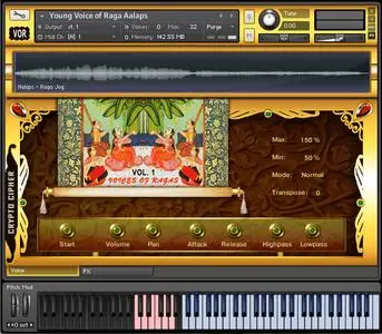Crypto Cipher Voices Of Ragas Vol 1 KONTAKT