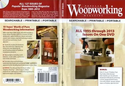 Popular Woodworking 1995-2013 DVD