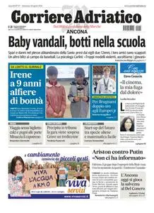 Corriere Adriatico Ancona - 28 Aprile 2024