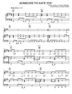 Someone to save you - OneRepublic (Piano-Vocal-Guitar)