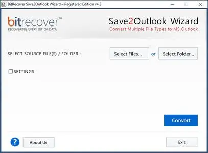 BitRecover Save2Outlook Wizard 4.2