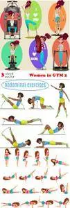 Vectors - Women in GYM 2