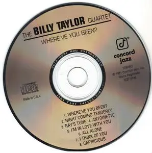 Billy Taylor - Where've You Been (1981) {Concord Jazz CCD-4145 rel 1996}