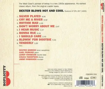 Dexter Gordon All-Stars - Dexter Blows Hot And Cool (1955) {2013 Ace Records Remaster}