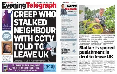 Evening Telegraph Late Edition – August 25, 2021